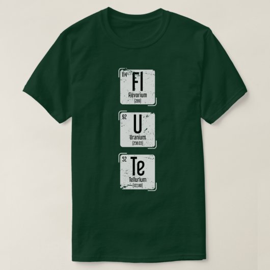 Periodieke tabelstroom t-shirt (Design voorkant)