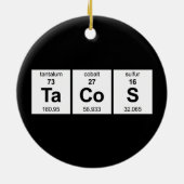 Periodieke TaCoS-tabel Keramisch Ornament (Achterkant)