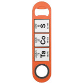 Periodieke TaCoS-tabel Speed Flessenopener (Achterkant)