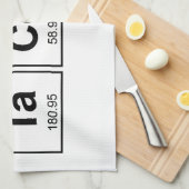 Periodieke TaCoS-tabel Theedoek (Quarter Fold)