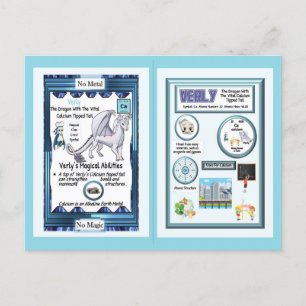 Periodieke tafel Dragon - Calcium Briefkaart