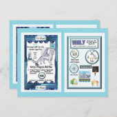 Periodieke tafel Dragon - Calcium Briefkaart (Voorkant / Achterkant)