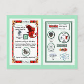 Periodieke tafel Dragon - Francium Kaart (Achterkant)