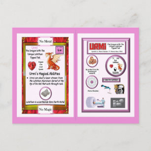 Periodieke tafel Dragon - Lutetium Briefkaart
