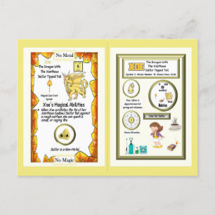 Periodieke tafel Dragon - Zwavel Briefkaart