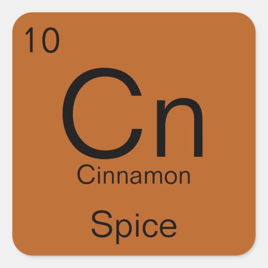 Periodieke tafel Kruiden & Spice Label (Voorkant)