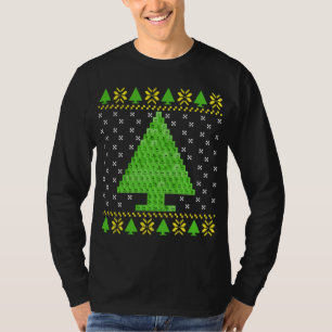 Periodieke tafel lelijke kerst trui t-shirt