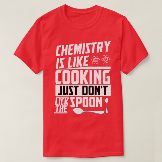 Periodieke Tafel Proton Chemie Koken Atom 1 T-shirt (Design voorkant)