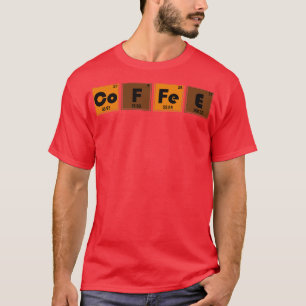 Periodieke Tafelchemie Koffiechemie T-shirt