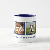 Periodieke Tafelelementen Happy Vaderdag Mok (Midden)