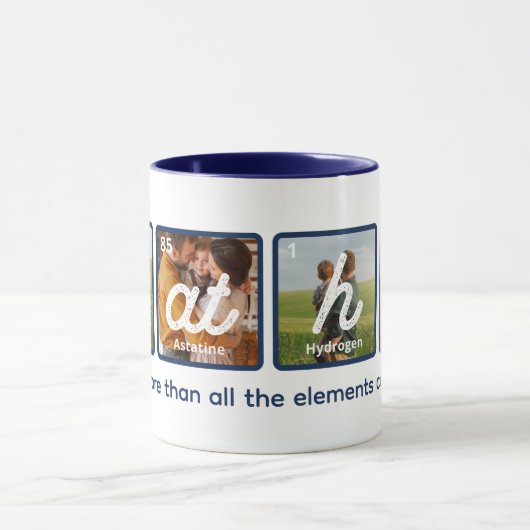 Periodieke Tafelelementen Happy Vaderdag Mok (Midden)