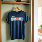 Periodieke Tafelelementen Happy Vaderdag Tri-Blend Shirt