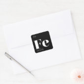 Periodieke Tafelelementen Sticker // IJzer (Envelop)