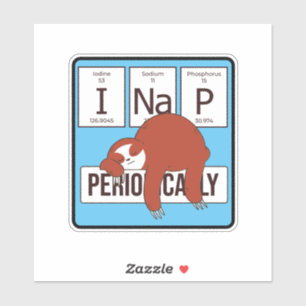 PERIODIEKE TAFELLUIKEN IN NAP PERIODIEK STICKER