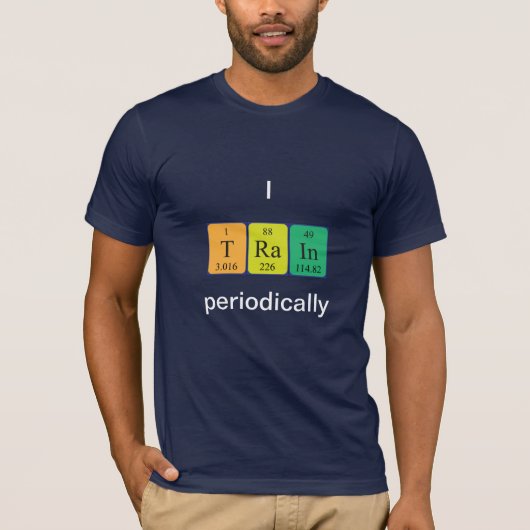 Periodieke treinen shirt 6 (Voorkant)