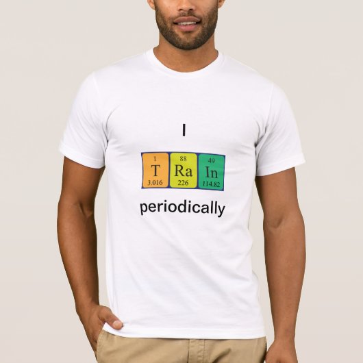 Periodieke treinen shirt 7 (Voorkant)