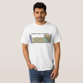Periodieke verjaringstabel t-shirt (Voorkant volledig)