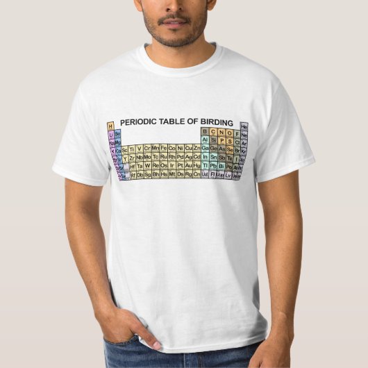 Periodieke verjaringstabel t-shirt (Voorkant)