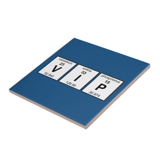 Periodieke VIP-tabel Tegeltje (Zijkant)