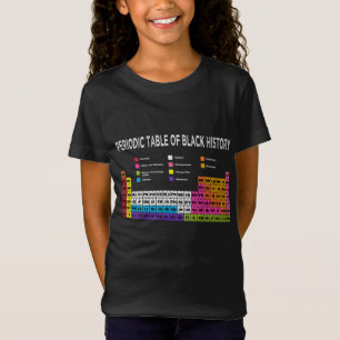 Periodieke Zwarte Geschiedenis-Afrikaans-Amerikaan T-shirt