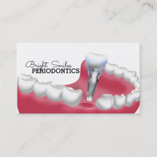 Periodontist Dentist Visitekaartje