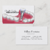 Periodontist tandarts Visitekaartje (Voorkant / Achterkant)