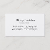 Periodontist tandarts Visitekaartje (Achterkant)