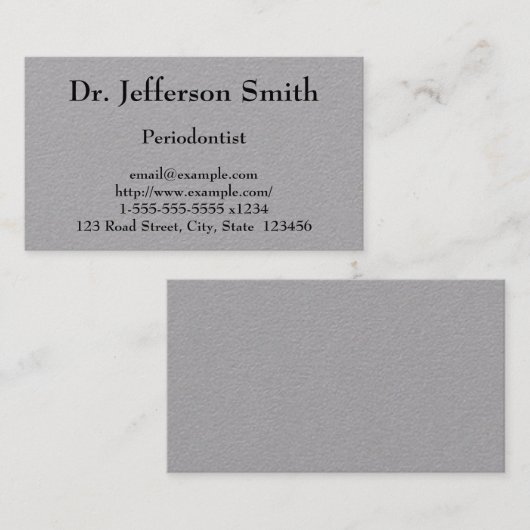  Periodontist Visitekaartje (Voorkant / Achterkant)