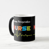 Perioperatieve Verpleegster Geweldige Fun Letters Magische Mok (Voorkant links)