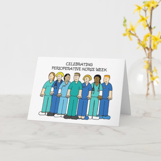 Perioperatieve verpleegweek - november kaart (Gele Bloem)