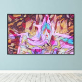 Peripatetic Vagabond Canvas Afdruk (Insitu (Houten vloer))