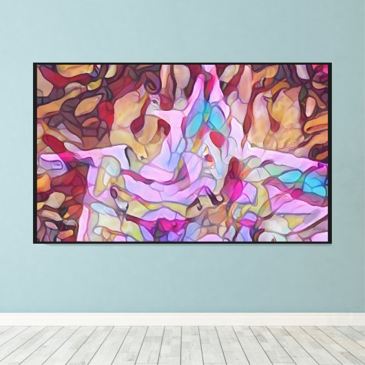 Peripatetic Vagabond Canvas Afdruk (Insitu (Houten vloer))