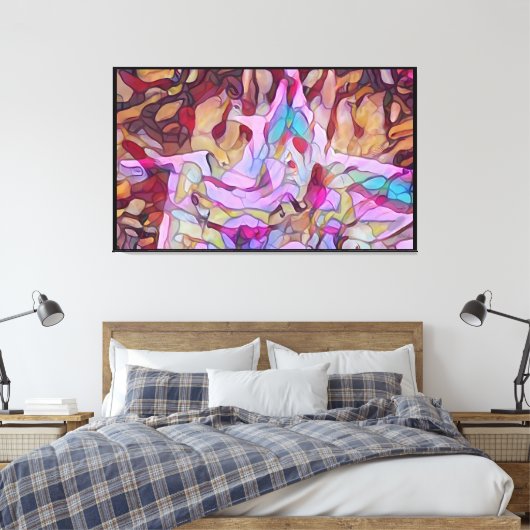 Peripatetic Vagabond Canvas Afdruk (Insitu (Slaapkamer))