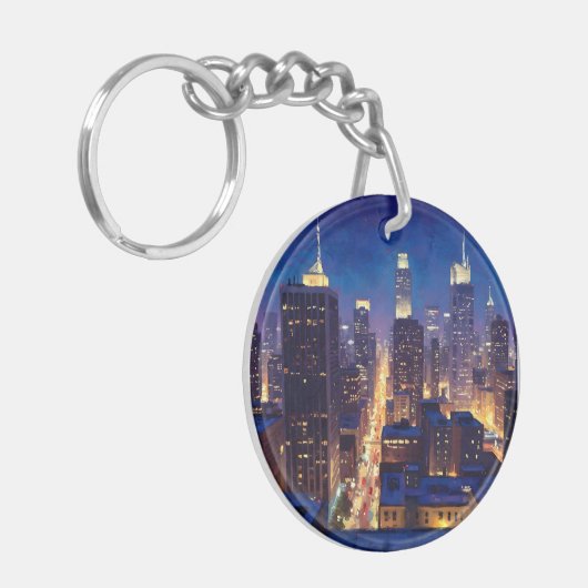Peripheral Metropolis View Sleutelhanger (Voorkant Links)