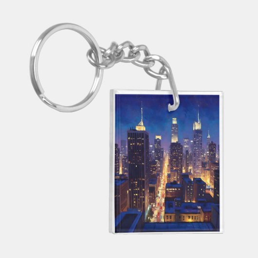Peripheral Metropolis View Sleutelhanger (Voorkant Links)