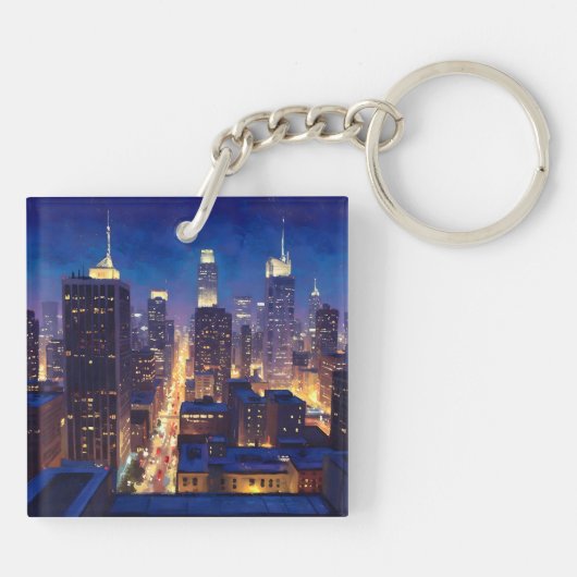 Peripheral Metropolis View Sleutelhanger (Achterkant)