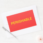 Perishable Shipping Label (Envelop)