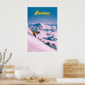 Perisher Australië Skigebied Reisposter Poster (Keuken)