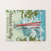 Perisher Valley Australia ski. Legpuzzel (Horizontaal)