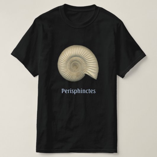 Perisphinctes Ammoniet T-shirt (Design voorkant)