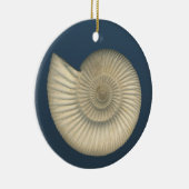 Perisphinctes Ammonite Keramisch Ornament (Rechts)