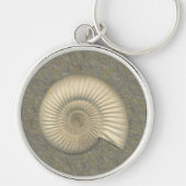 Perisphinctes Ammonite Sleutelhanger (Voorkant)