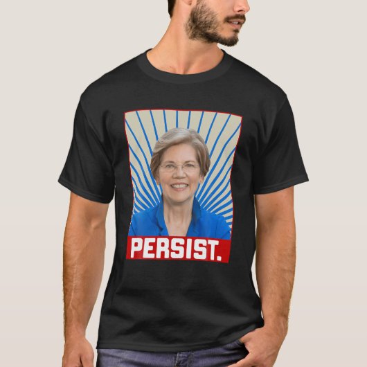 Perist Elizabeth Warren 2020 Slogan Feminist Vote T-shirt (Voorkant)