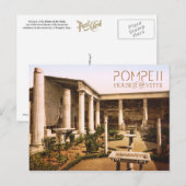 Peristyle of the House of the Vettii, Pompeii Briefkaart (Voorkant / Achterkant)