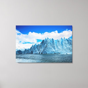 Perito Morena Glacier, Patagonia Canvas Afdruk