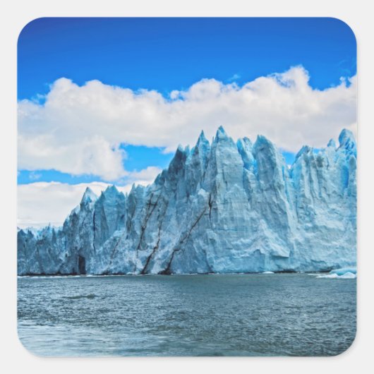 Perito Morena Glacier, Patagonia Vierkante Sticker (Voorkant)