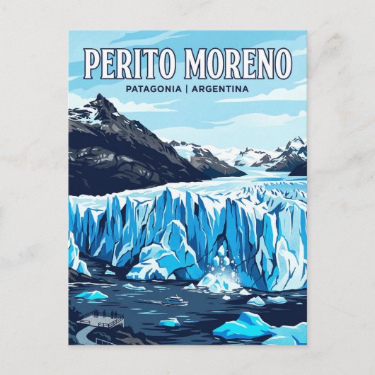 Perito Moreno Glacier Briefkaart (Voorkant)