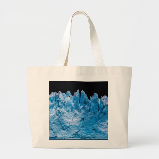 Perito Moreno Glacier Grote Tote Bag (Voorkant)