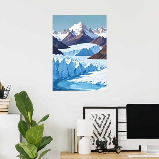 Perito Moreno Glacier Poster (Thuiskantoor)