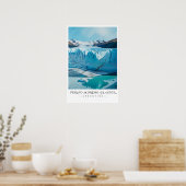 Perito Moreno Gletsjer Argentinië Kunst, Patagonia Poster (Keuken)